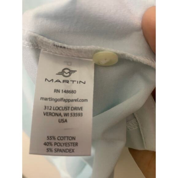 Martin Golf Polo Easy Care‎ Cotton Blend Wade Hampton Logo Embroidered sz XL - Picture 5 of 7